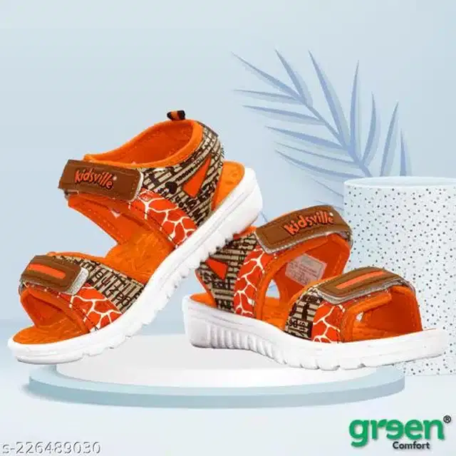 Sandals for Kids (Orange, 4-4.5 Years)