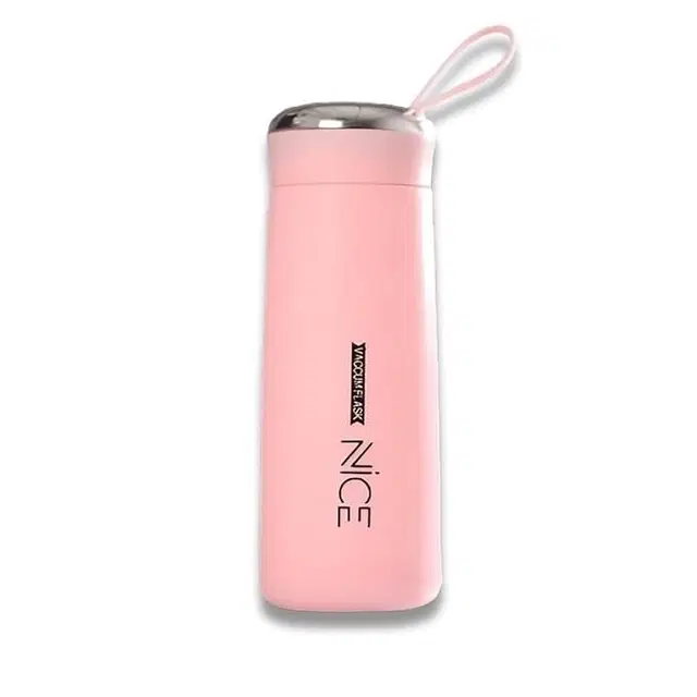 Glass Sipper Bottle, Multicolour (400 ml)