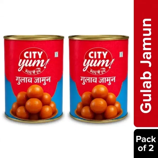 City Yum Gulab Jamun 2X1 kg (Pack of 2)