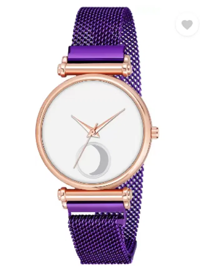 Metal Strap Analog Watch for Women & Girls (Multicolor)