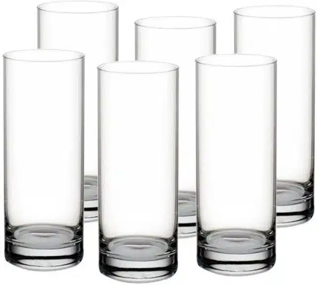 Liquor cum Cocktail Glasses, Transparent, 300 ml, Pack of 6