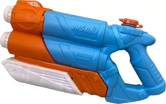 Dual Nozzle Holi Pichkari, Multicolor