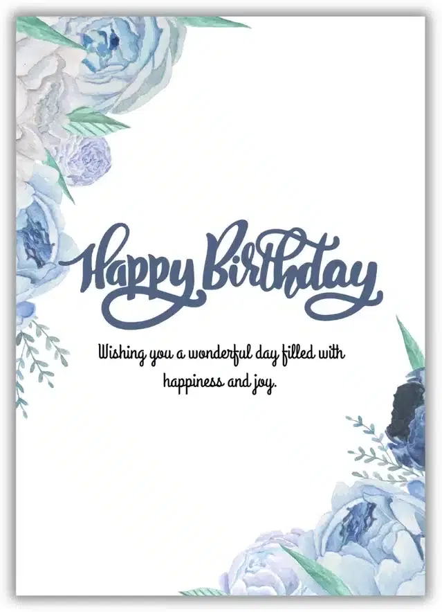Birthday Greeting Card, Multicolor