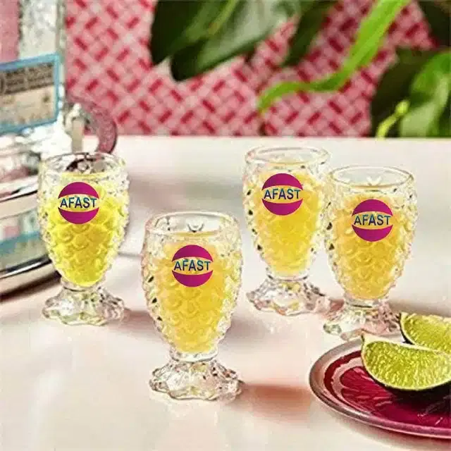 Fancy Water & Wine Glass, 30 ml, Pack of 4