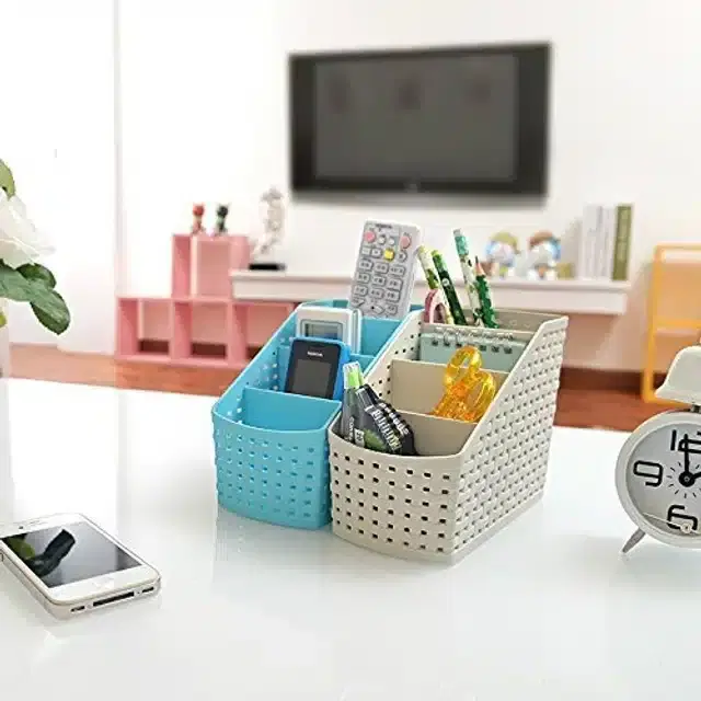 Plastic Multipurpose Storage Rack, Multicolor, Pack of 2