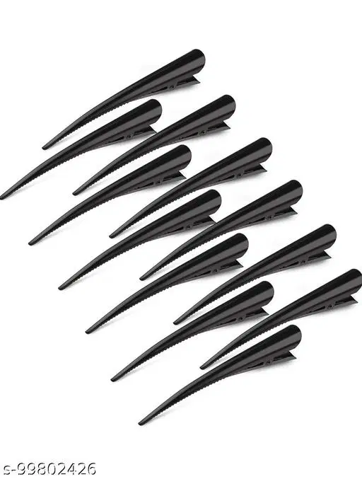 Metal Hair Clips for Women, Pack of 12 (Multicolor)