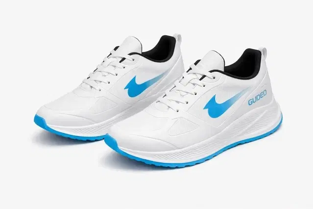 Sports Shoes for Men ,White & Blue (7)