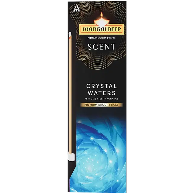 Mangaldeep Scent Dry Dhoop Sticks - Crystal Waters 24 Pcs