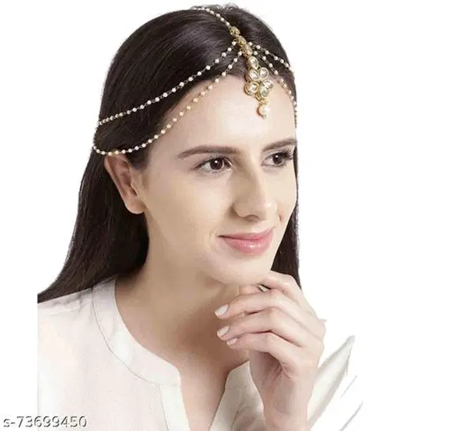 Alloy Maangtika for Women (Multicolor)