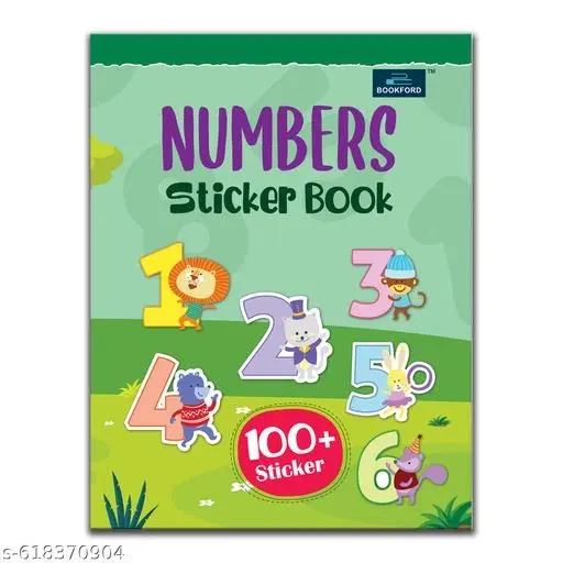 Numbers Sticker Book for Kids | Early Learning Sticker Activity Book to Learn Counting 1-100 | Interactive Number Recognition Workbook for Toddlers Preschool Nursery Kindergarten | Brain Development Hands-On Learning Fun with Colorful Stickers