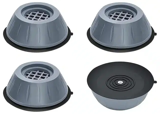 Refrigerator Stand, Pack of 4, Grey