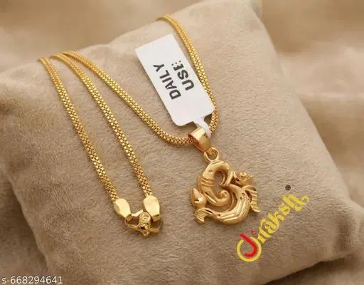 Pendant with Chain for Women (Gold)