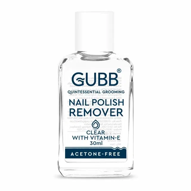 Gubb Nail Polish Remover Clear, 30 Ml
