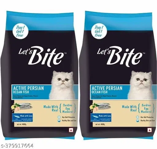 Let'S Bite Kitten Persian, 400 g, Pack of 2