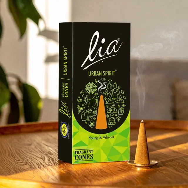 Lia Urban Spirit Fragrant Cones (Charcoal-Free & bambooless), 10 N