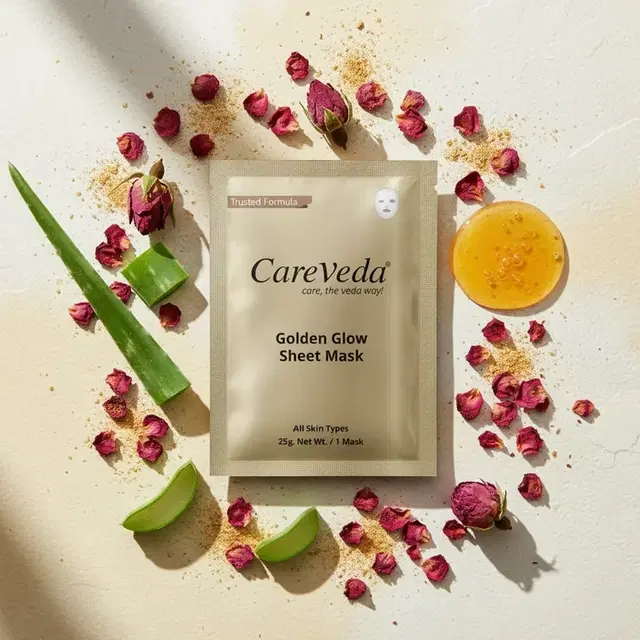 CareVeda Golden Glow Sheet Mask 25 g