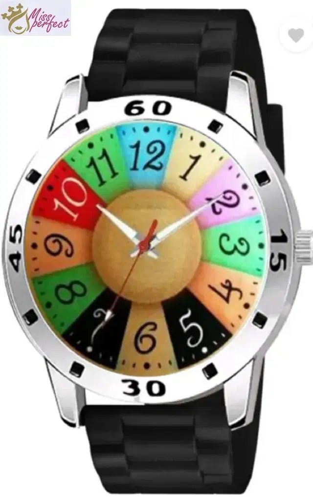Analog Display Watch for Men (Multicolor, Free Size)
