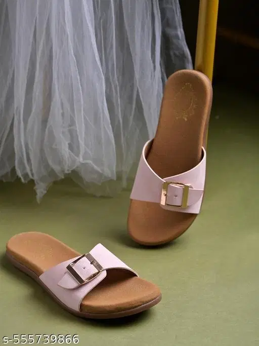 Shoetopia Girls Flat Sandals - Pink Size 3.0