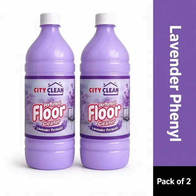 City Clean Phenyl Lavender 2X1 L (Pack of 2)