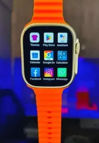 Silicone Strap S8 Ultra Smart Watch, Orange