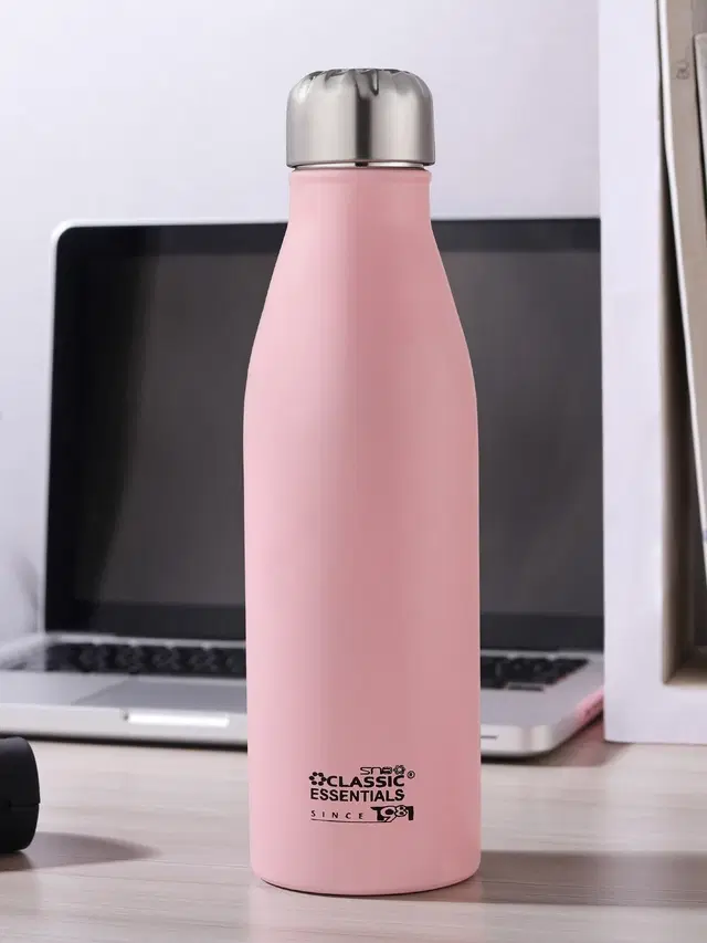 Stainless Steel Water Bottles, Pink, 1000 ml