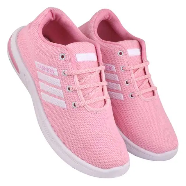 Women's Sports Shoes (Pink, 8) (Ak-35)
