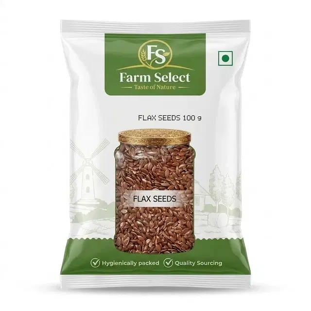 Farm Select Flax(Alsi) Seeds 100 g