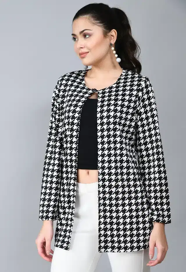 Full Sleeves Shrug for Women (Multicolor, S)