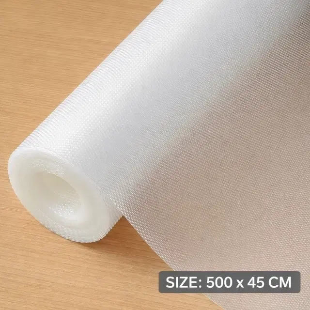 Diamond Clear Textured Anti Slip Mat/Sheet for Kitchen Drawer (500*45 cm)