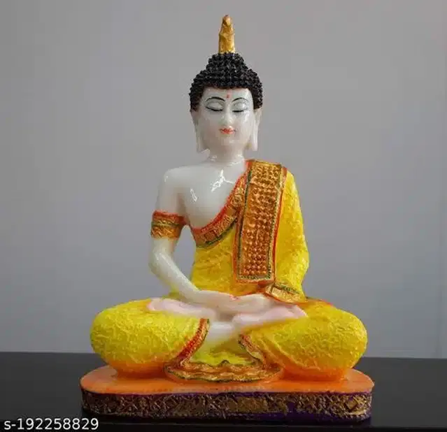 Lord Buddha Idol, Yellow