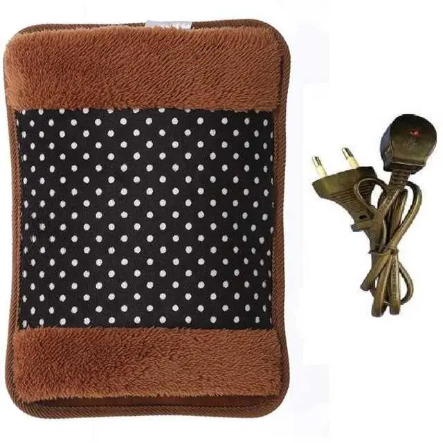 Heating Gel Pad Electric Warm Water Bag with Pocket, Multicolor, S-03