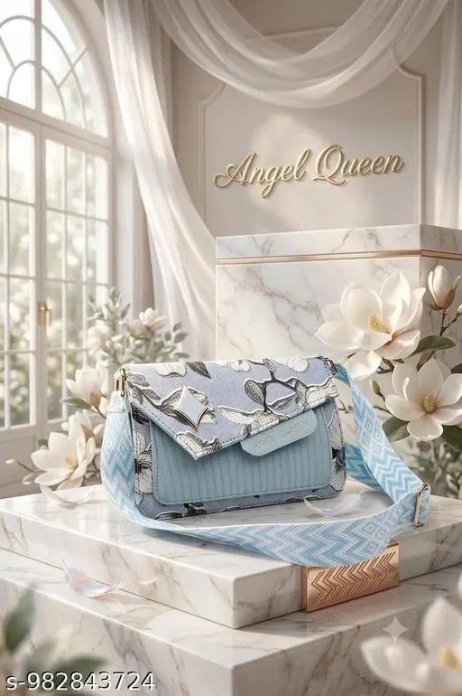 Stylish Sling Bag for Women (Blue)