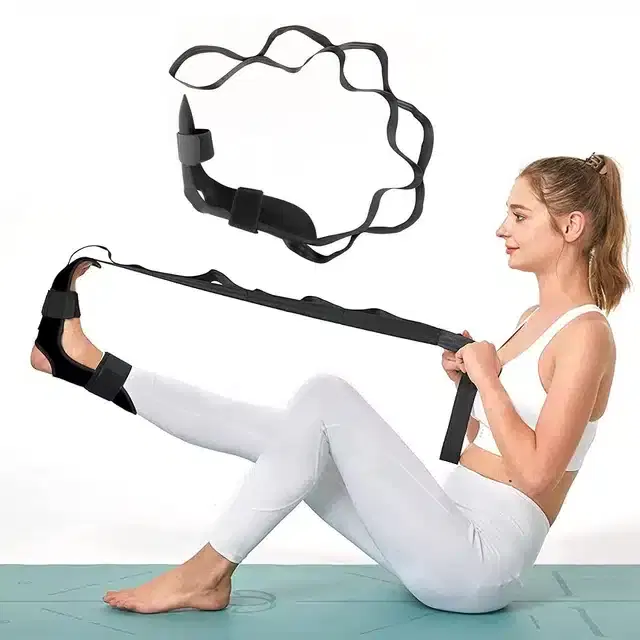 Foot Stretcher Strap, Black