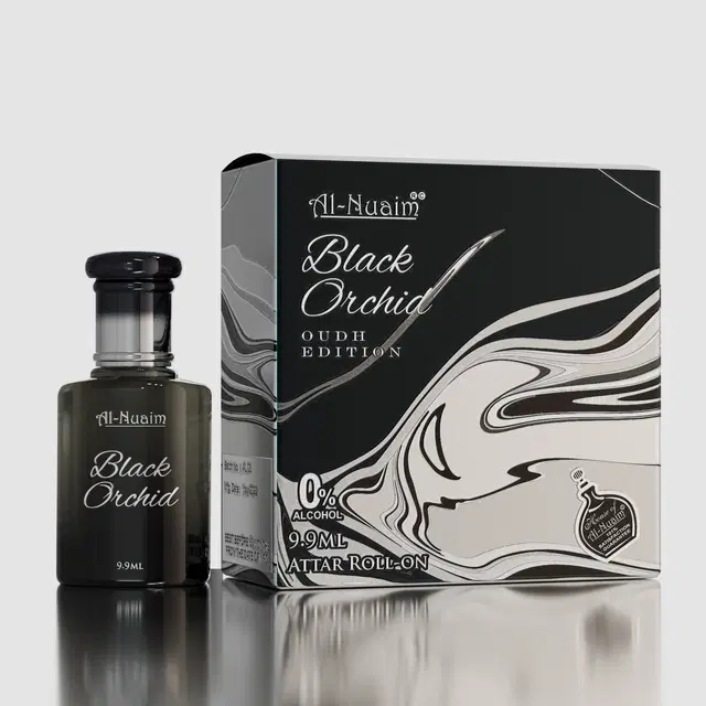 Al-Nuaim Black Orchid Alcohol Free Attar, 9.9 ml