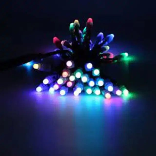 LED String Lights, Multicolor, 15 m