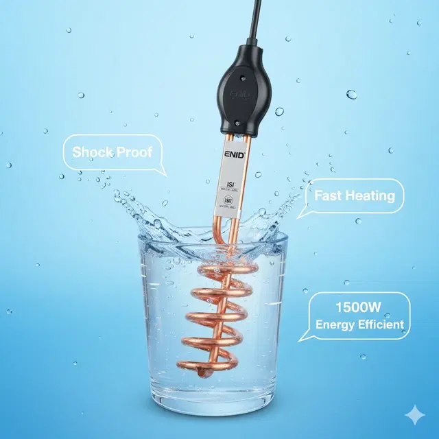 Copper Immersion Rod ,Multicolour, 1500 Watts