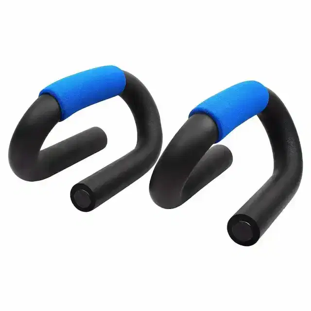 Shopeleven Push Up Bars Stand with Foam Grip Handle for Chest Press Stand for Men & Women, Black