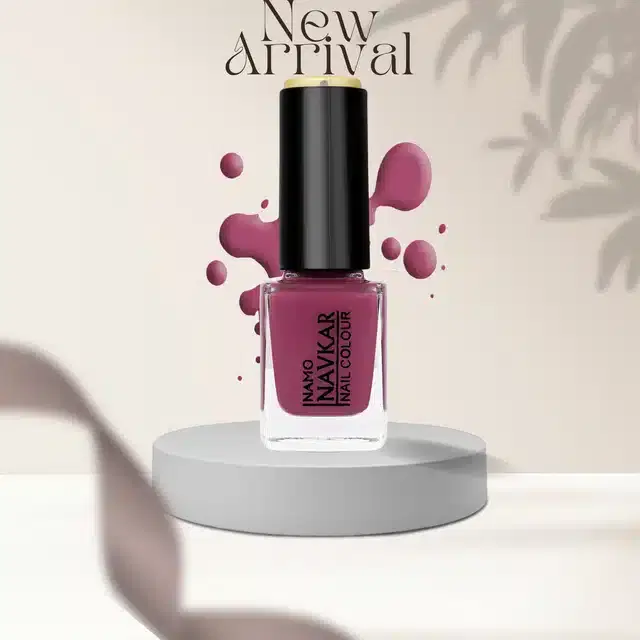 Toxic Free Long Lasting Matte Nail Polish, Purple, 10 ml