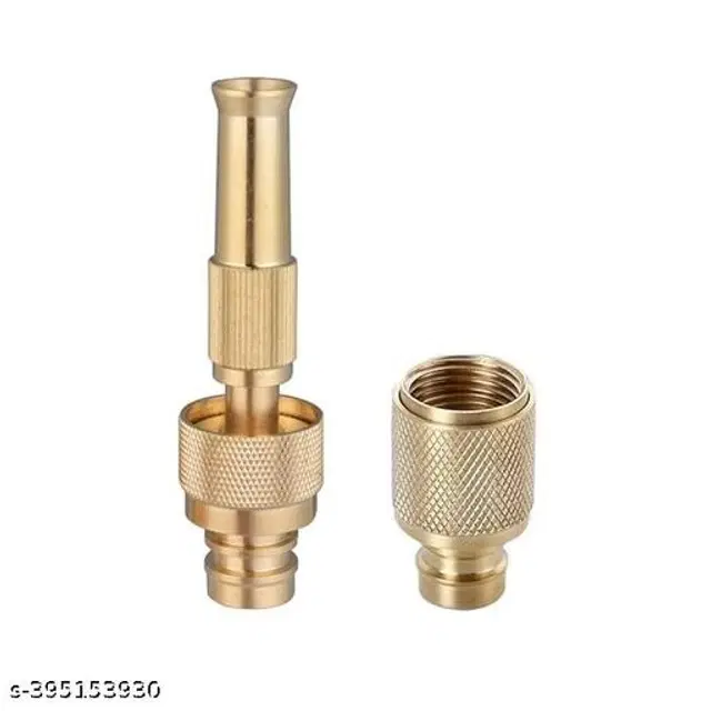 Brass Jet Hose Nozzle, Gold