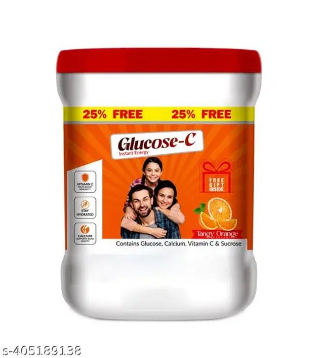 Glucose-C Orange Flavour Energy Powder, 1000 g