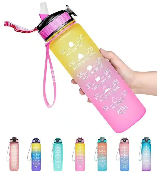 Leakproof Gym Sipper, Assorted, 1000 ml, Pack of 1