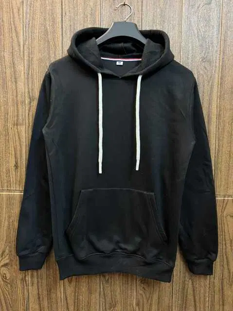 Soft Unisex Hoodies (Black, M) (PS-12)