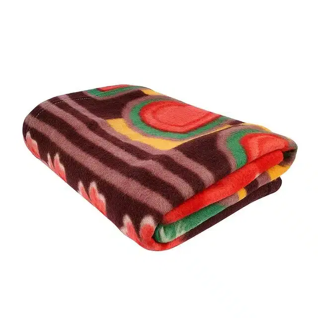 Woolen Printed Single Bed Duvet Cover, Multicolor, 60x90 Inches