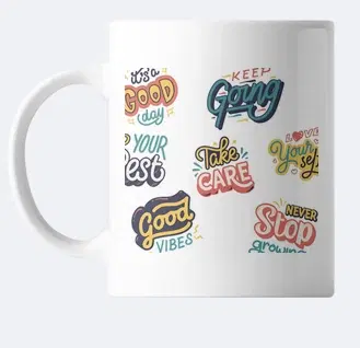 Ceramic Gifting Mug, White, 330 ml