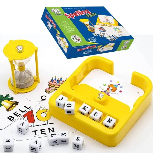 Storio Spelling Flash Card Matching Game [2 In 1]