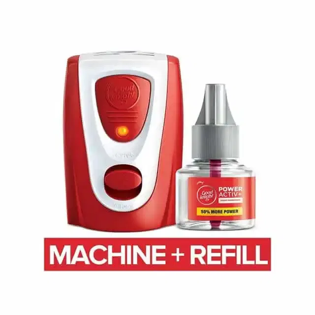 Good Knight Advanced Power Activ+ Mosquito Repellent (Machine + Refill) 1 Unit+45 ml