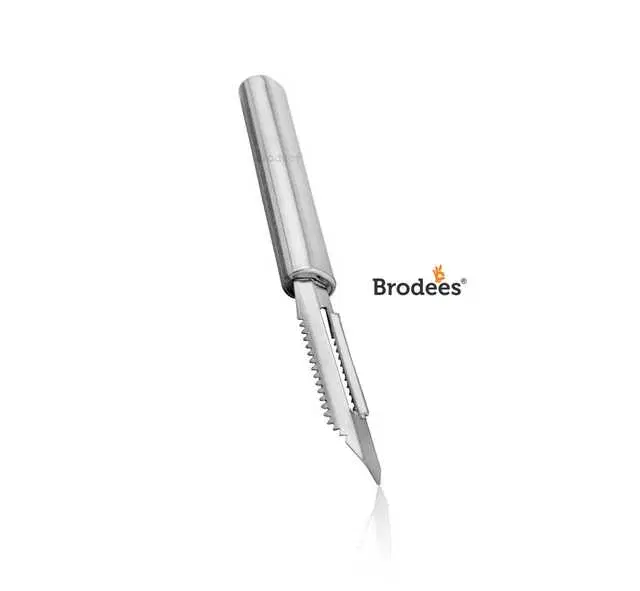 Brodees Stainless Steel Vegetable Peeler With SS Handle, Pack Of 1, RI-3