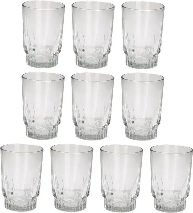 Liquor cum Cocktail Glasses, Transparent, 200 ml, Pack of 10