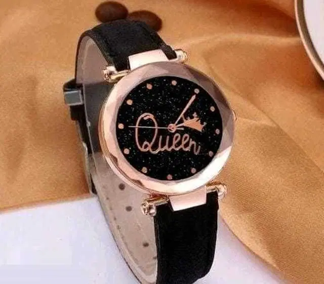 Analog Watch For Womens (Black) (WS-122)