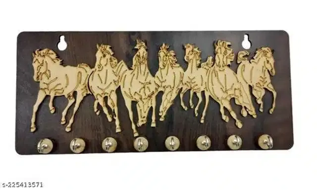 Wooden Key Holder, Brown